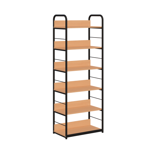 Regal-biblioteczny-C_zabezpieczenie-tylu-z-plyty_rama-metalowa_czarny_buk.png